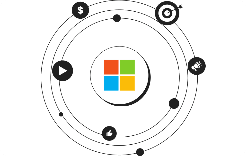 Automatically collect Microsoft ads performance data for all important KPIs.