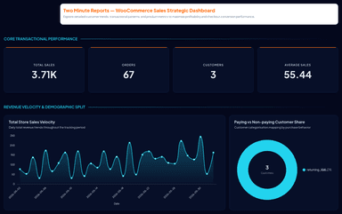 WooCommerce Store Performance Overview