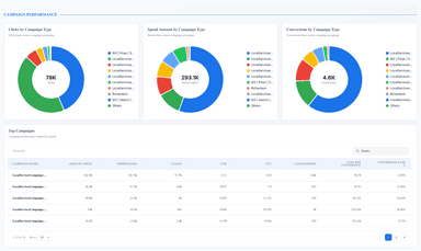 Google Ads Performance Dashboard