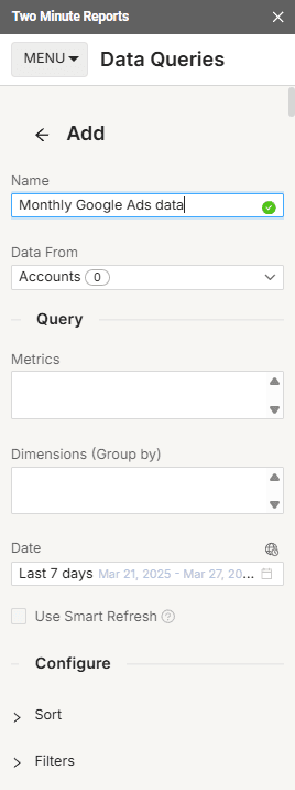 Google Ads queries