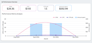 Facebook Ads Overview and Ad Analysis Report