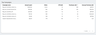 Instagram Ads Performance Overview Report