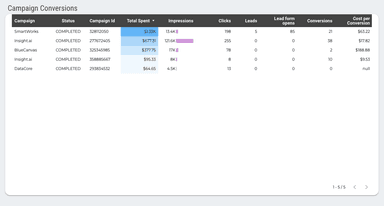 LinkedIn Ads Overall Performance Report