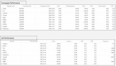 Pinterest Ads - Campaign and Ad Analysis Report