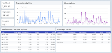 LinkedIn Ads Overall Performance Report