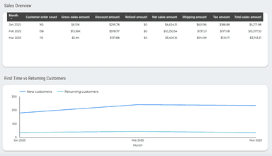 Shopify Overview Report