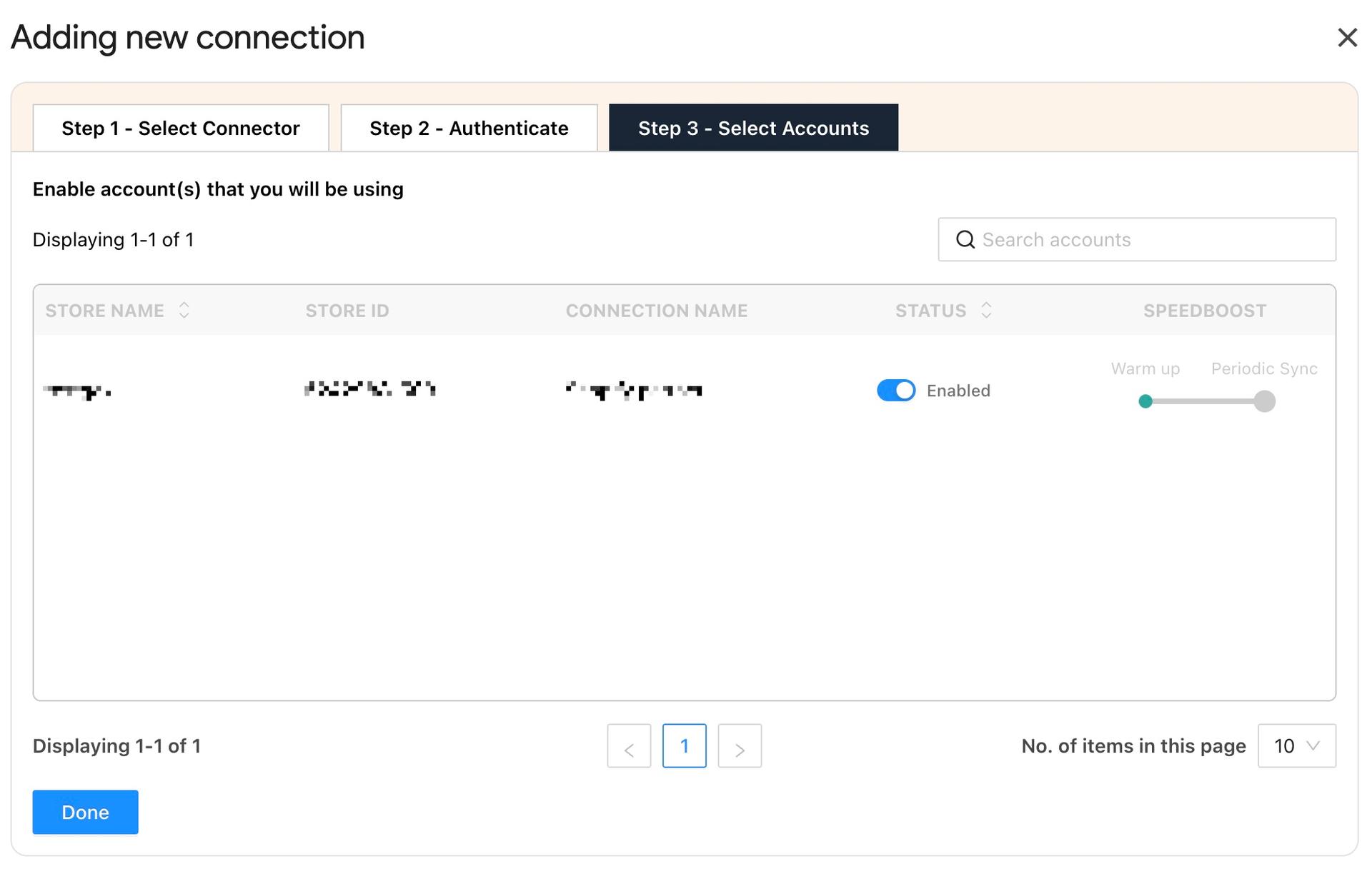 Select Shopify accounts in Google Sheets.jpg