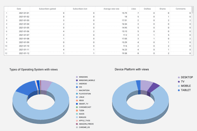 Youtube Insights - Channel and Audience Analysis