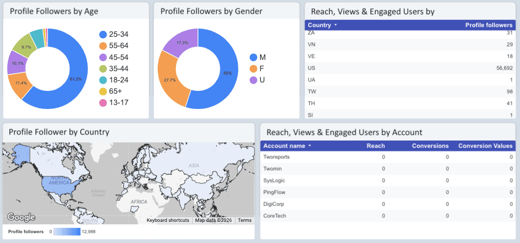 Instagram Insights Dashboard