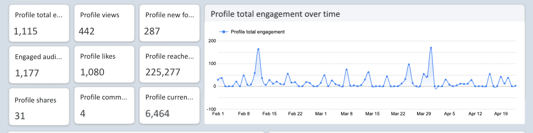 TikTok Organic Report Dashboard