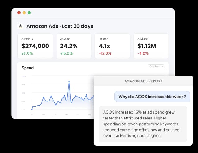 Amazon Ads Reporting Software for Marketers and Agencies
