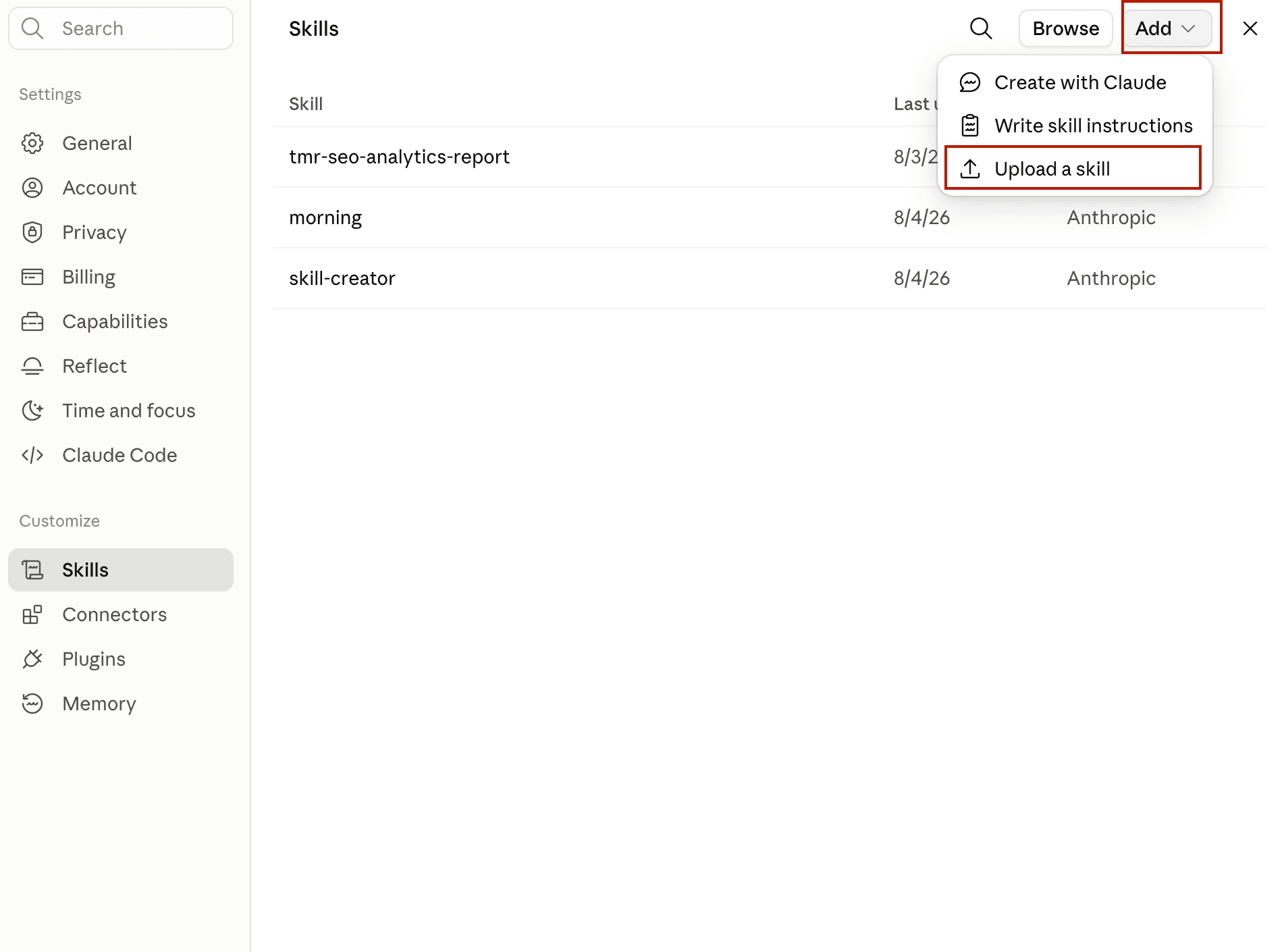 Upload the Meta Ads Audit Skill to Claude