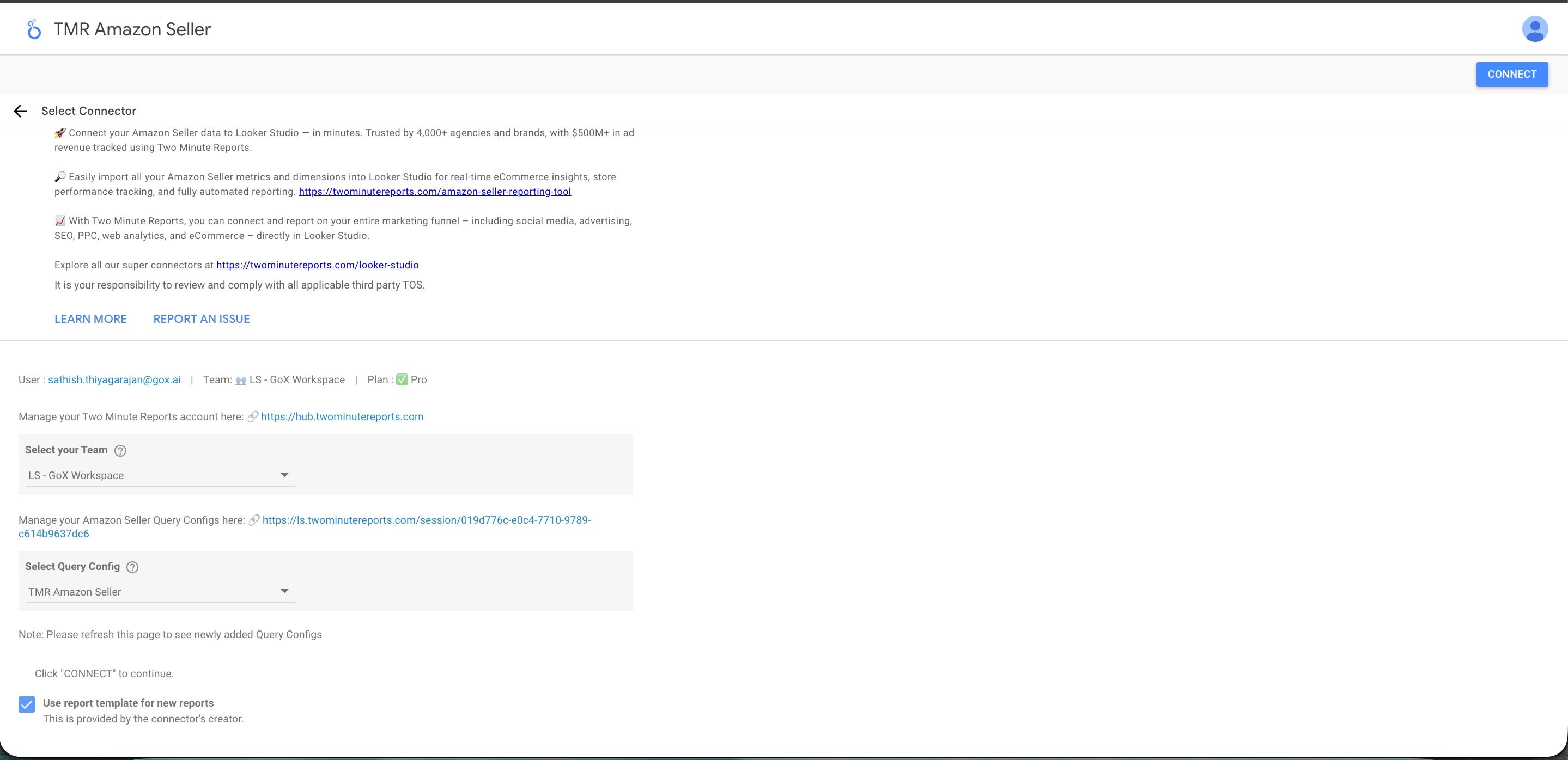 Select Query Config