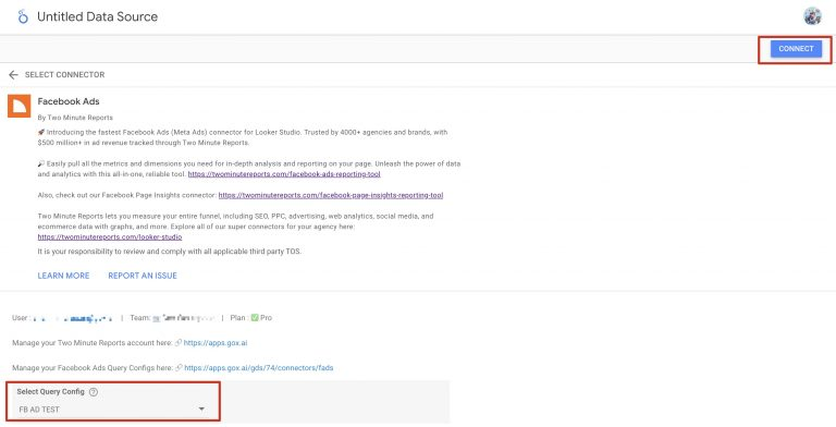 Select Query Config