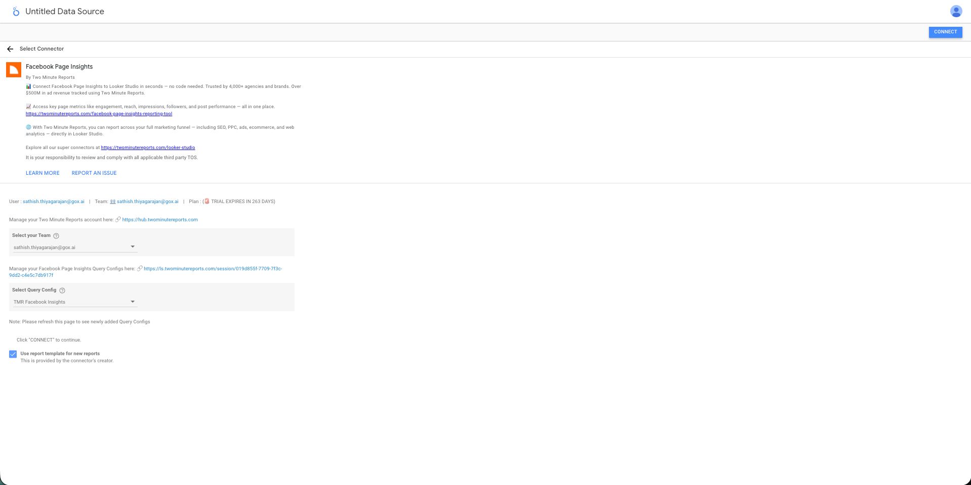 Select Query Config