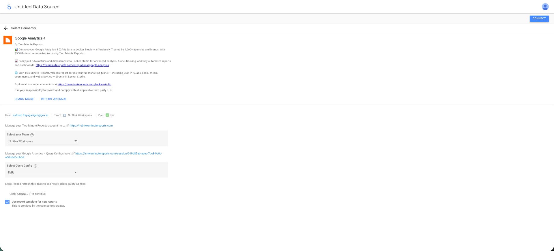 Select Query Config