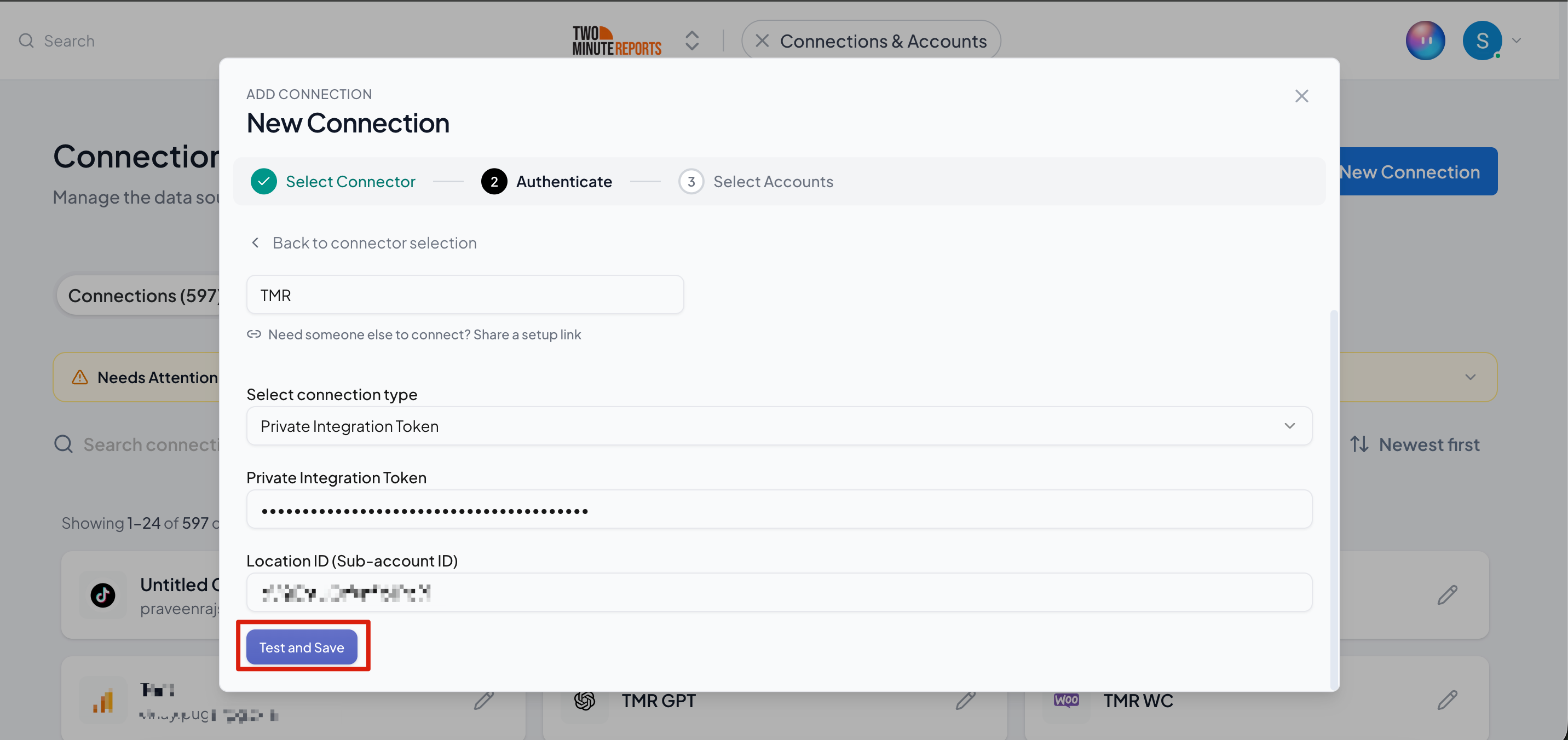 Authenticate with Private Integration Token and Location ID