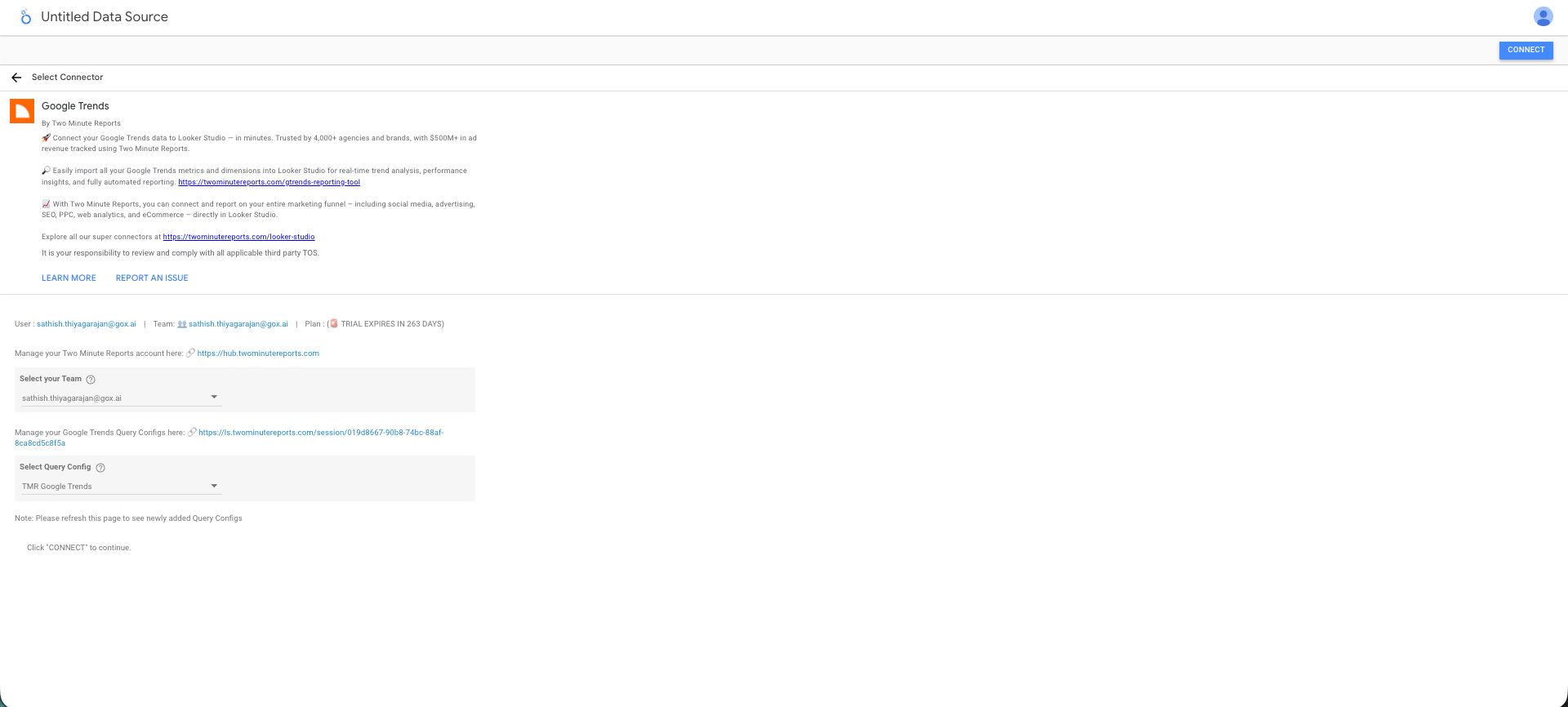 Select Query Config