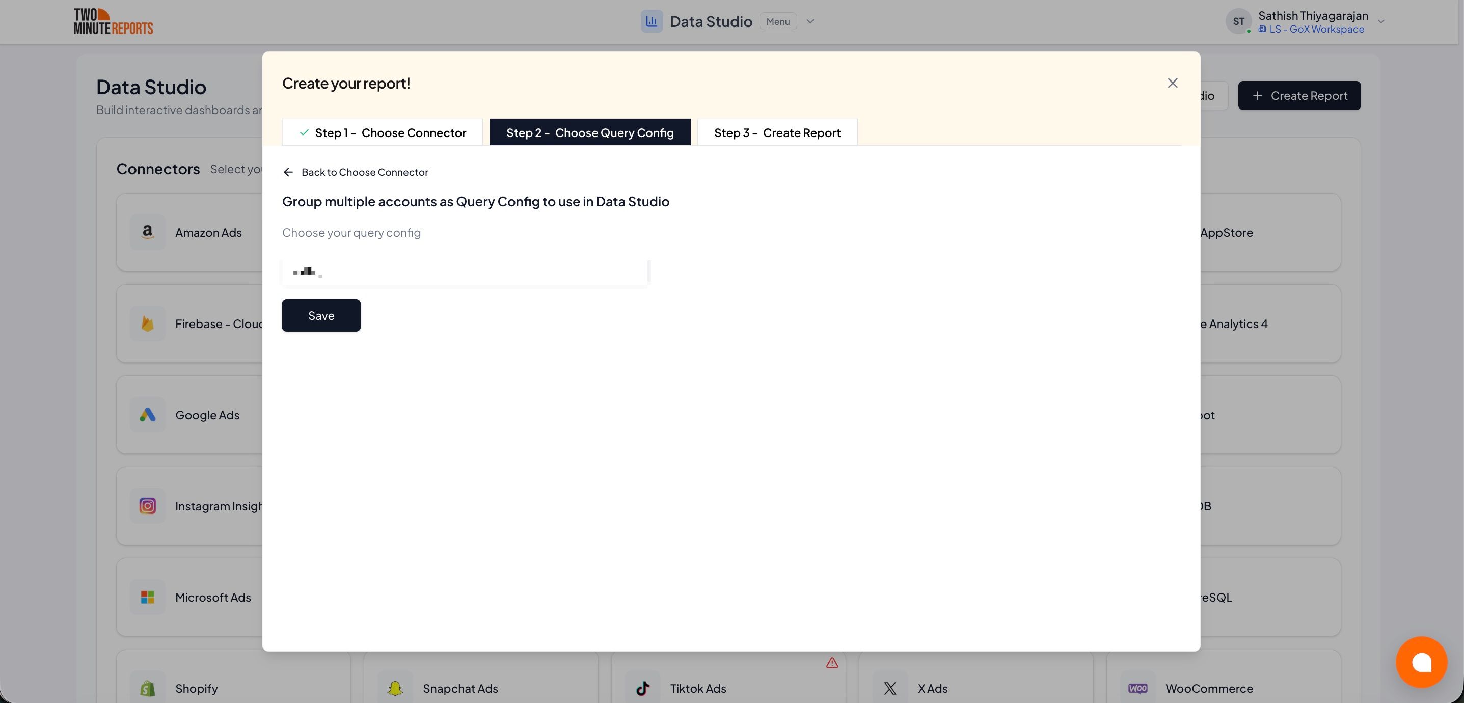 Choose Query Config