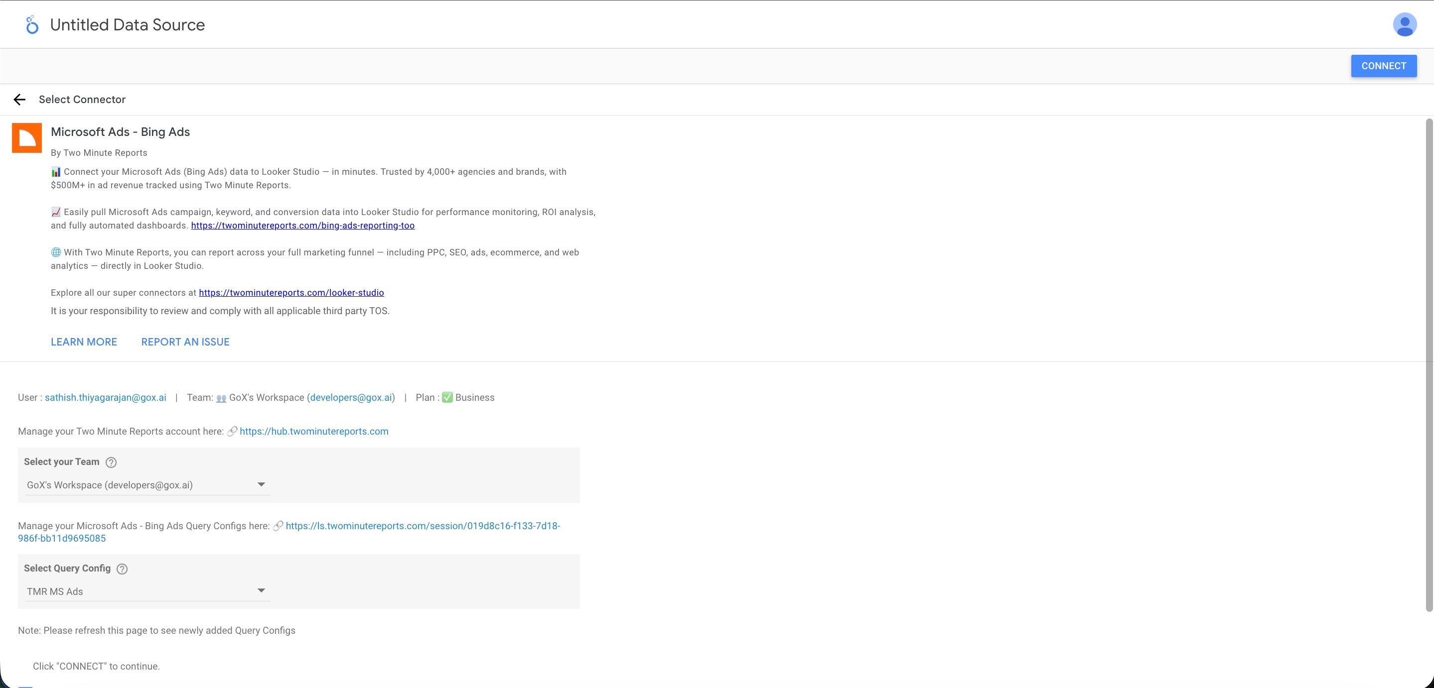 Select Query Config