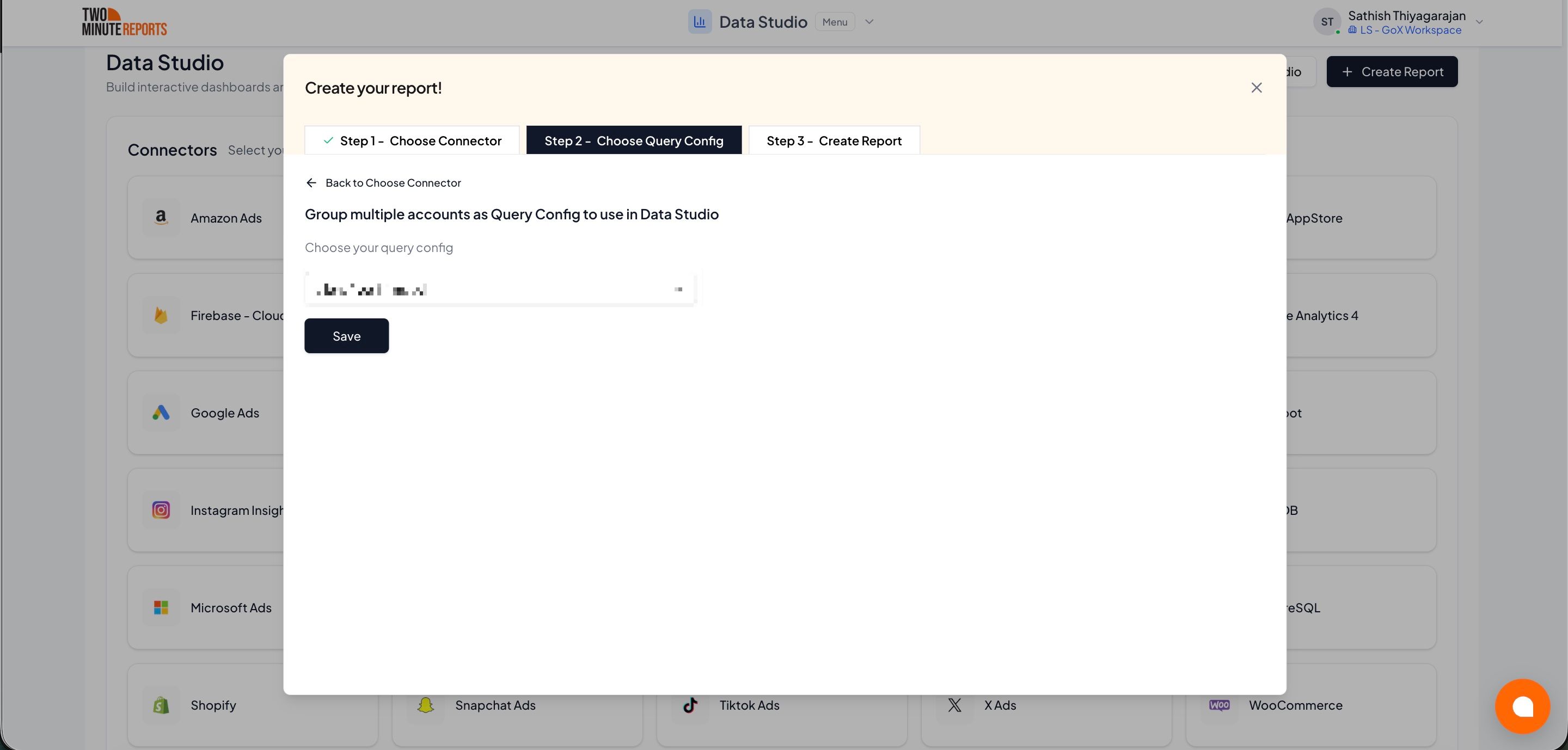 Choose Query Config