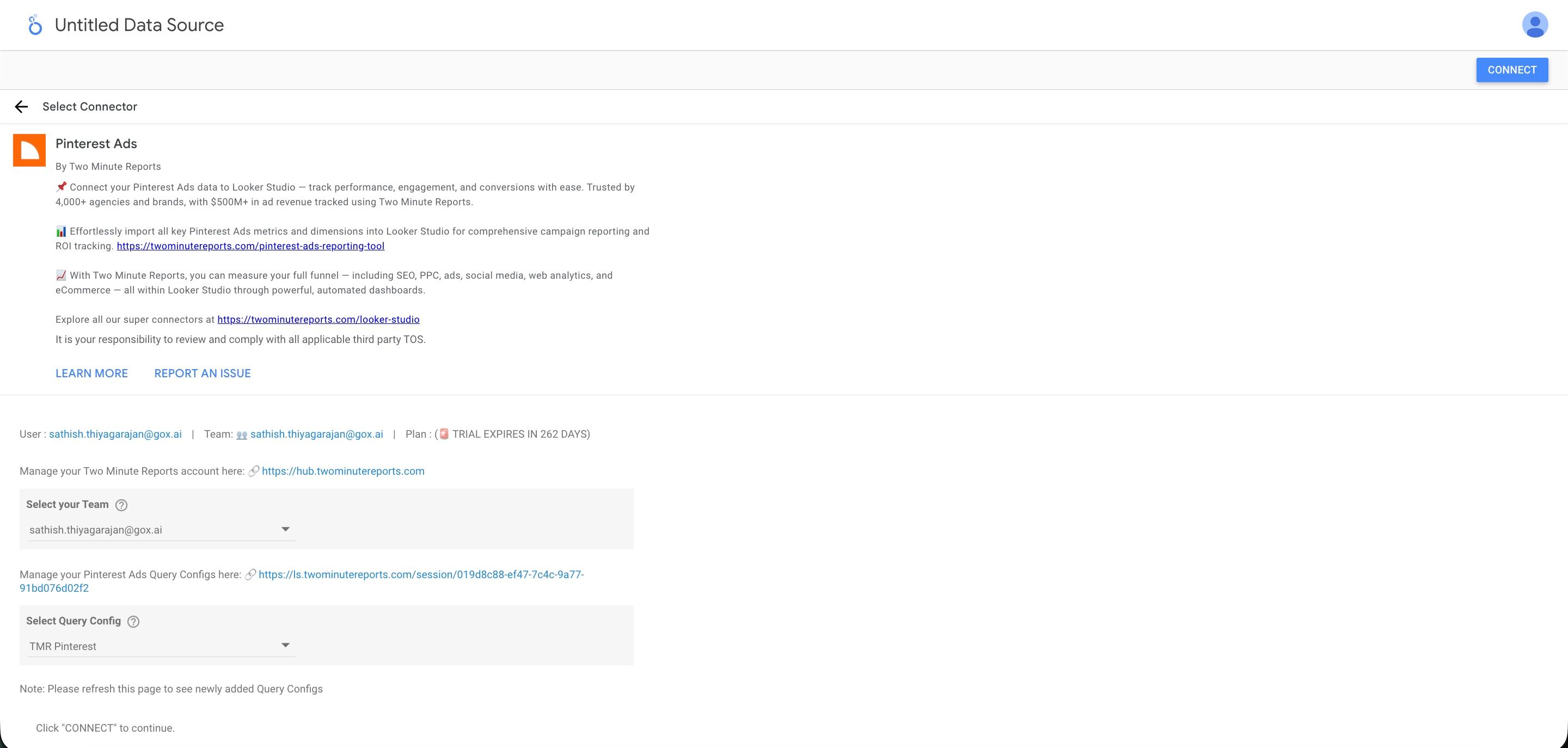 Select Query Config