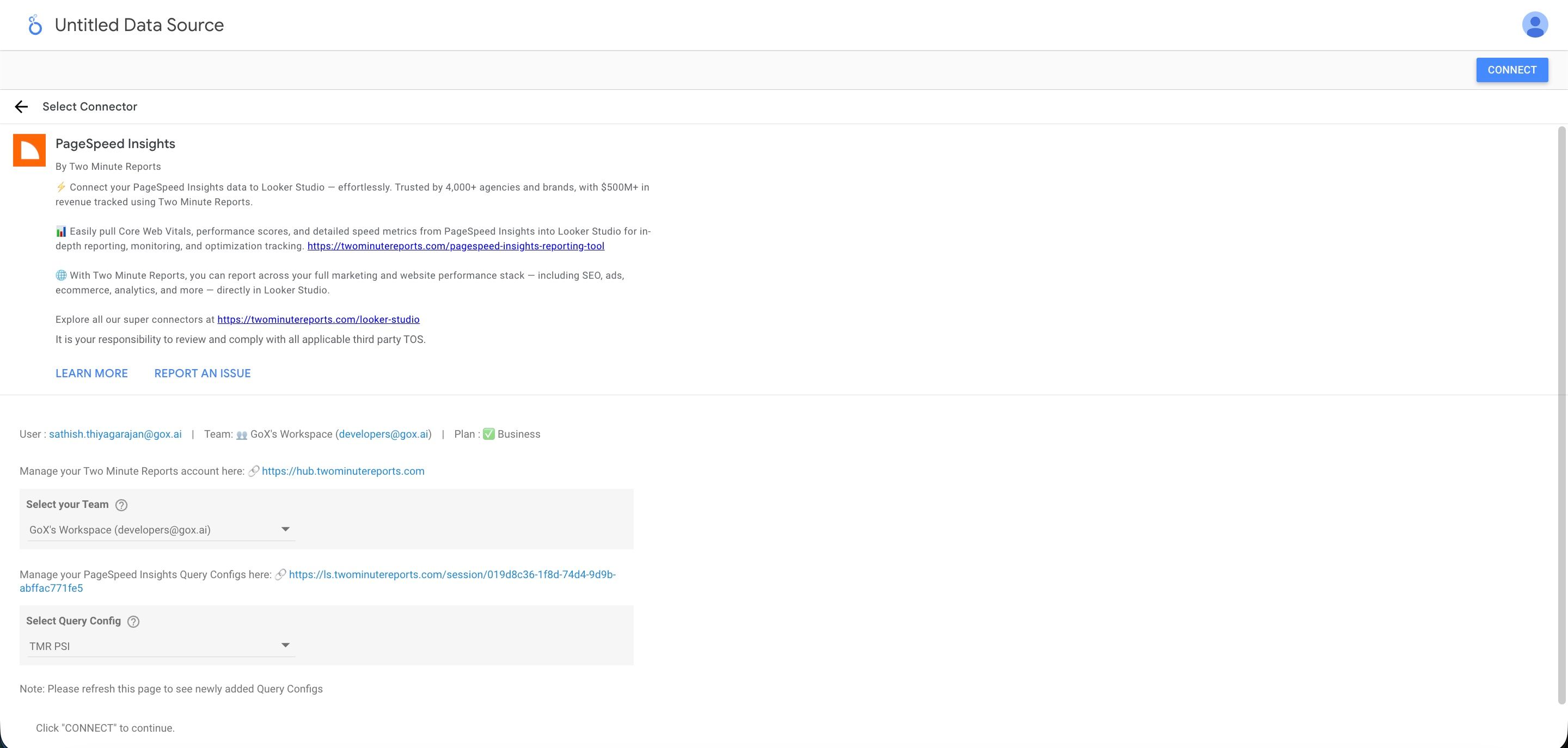 Select Query Config