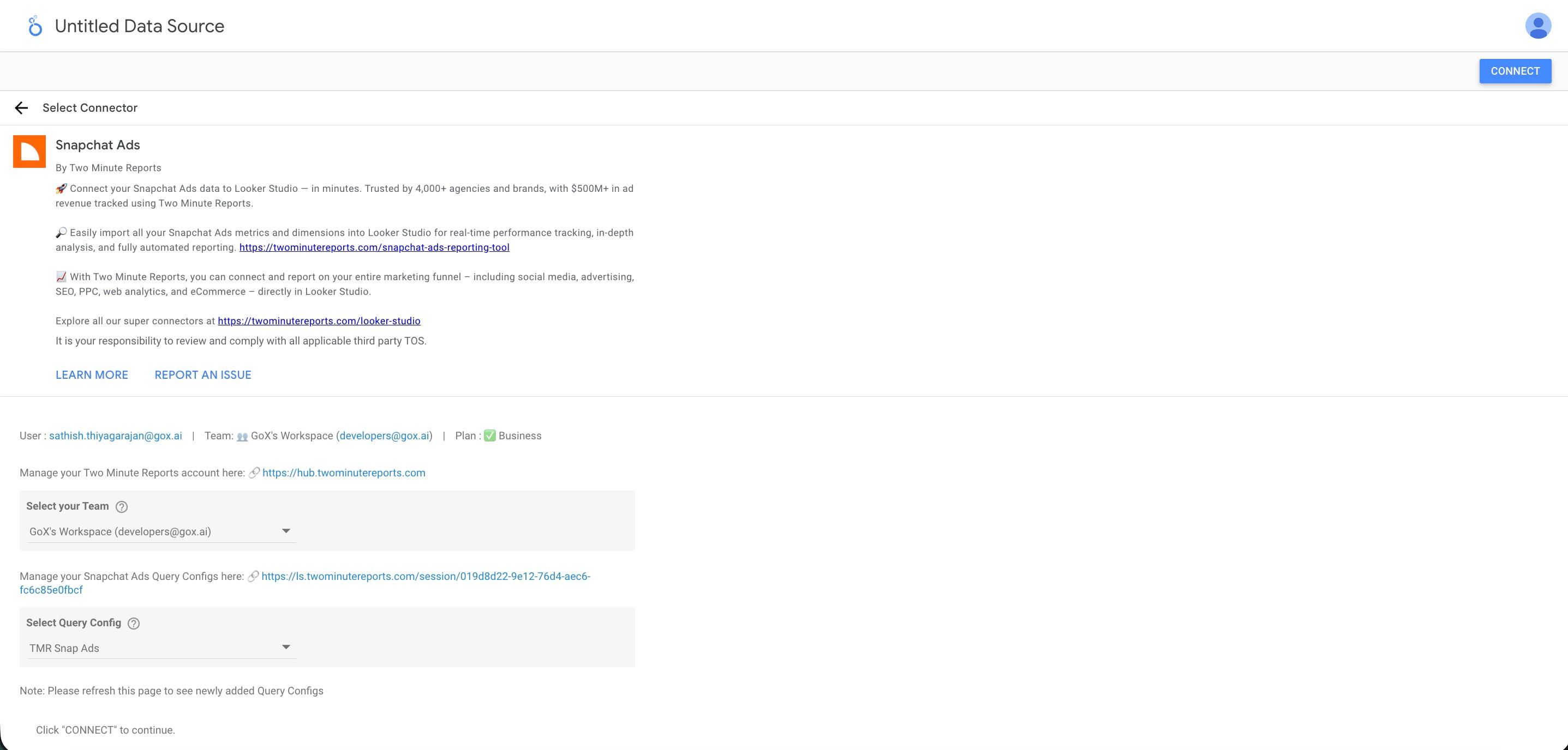 Select Query Config