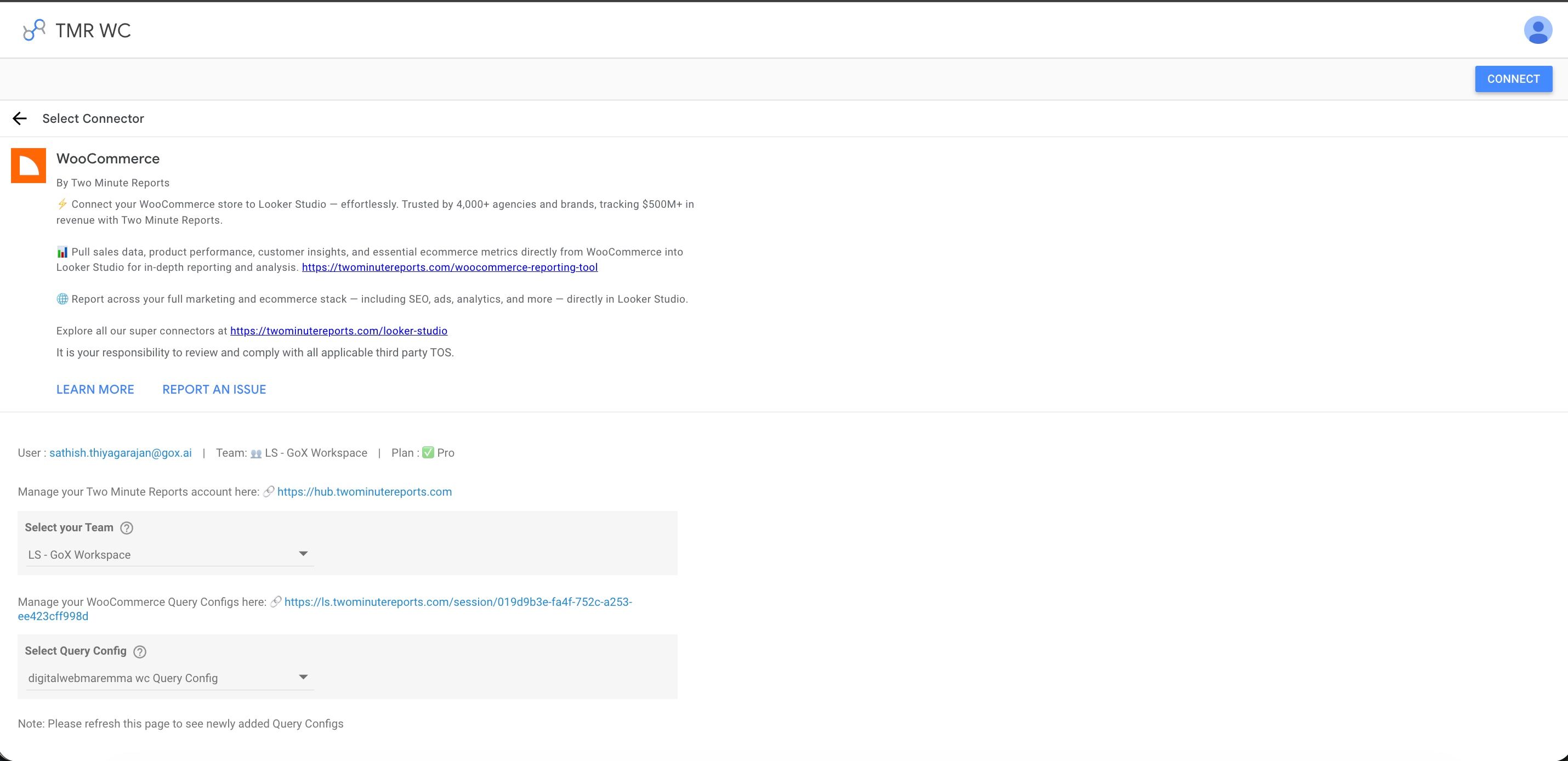 Select Query Config