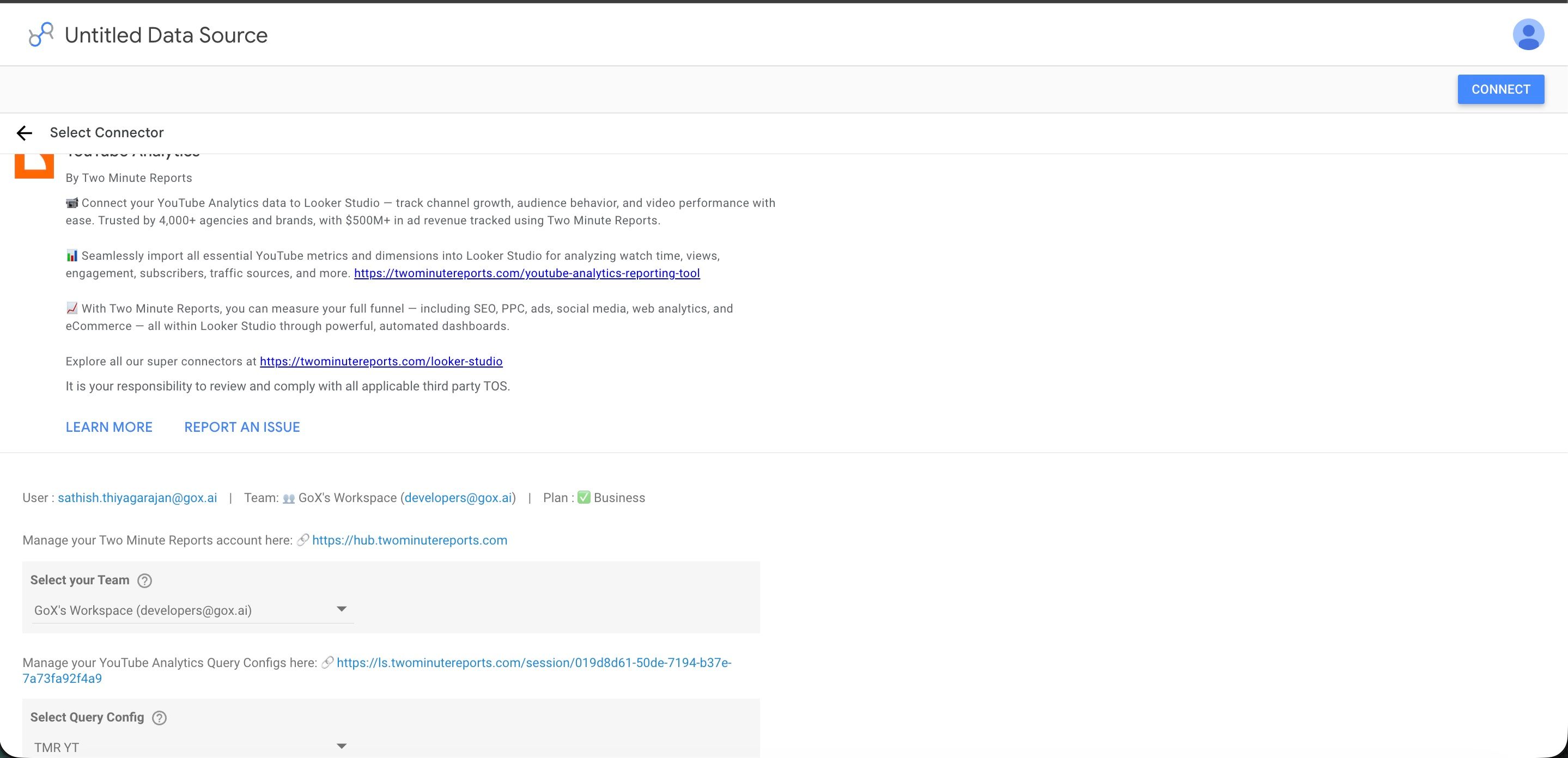 Select Query Config