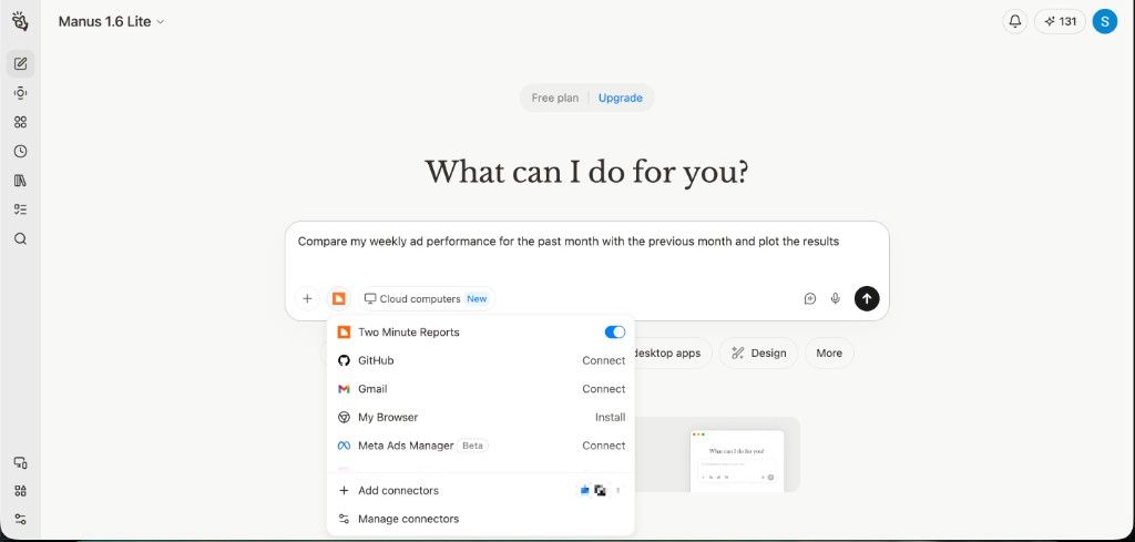 Enable Two Minute Reports for a task